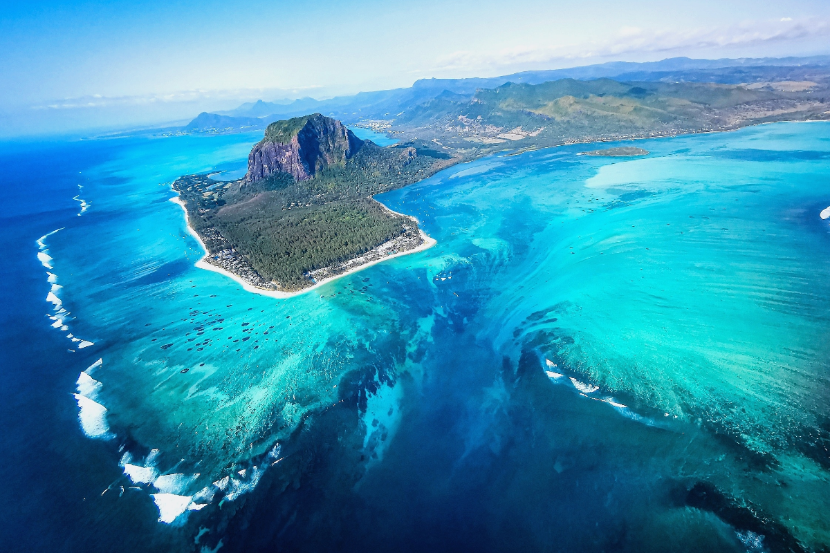 Underwater Waterfall